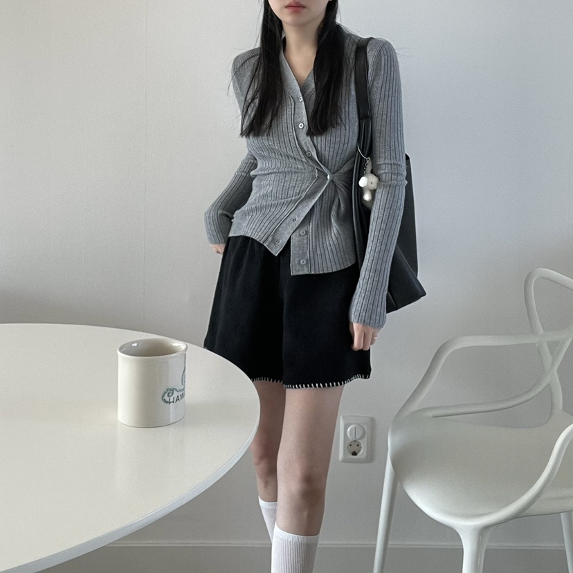 ALLVIBE韓國直郵㊣東大門實拍女裝新款熱賣時尚25春夏針織衫ALLVIBE針織衫