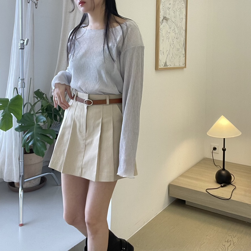 ALLVIBE韓國㊣直郵東大門代購女裝新品時尚職業推薦長袖T恤ALLVIBE長袖T恤圖色3