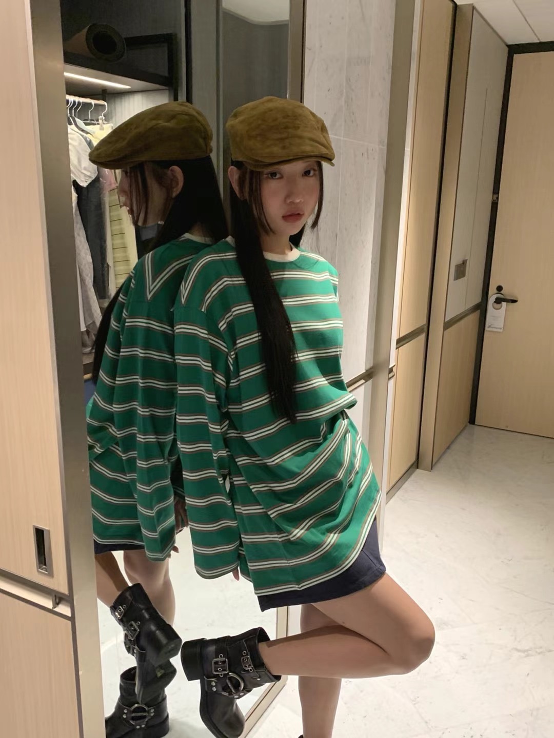 FORMAL韓國直郵㊣女裝新品推薦25春夏時尚職業熱賣人氣長袖T恤FORMAL長袖T恤