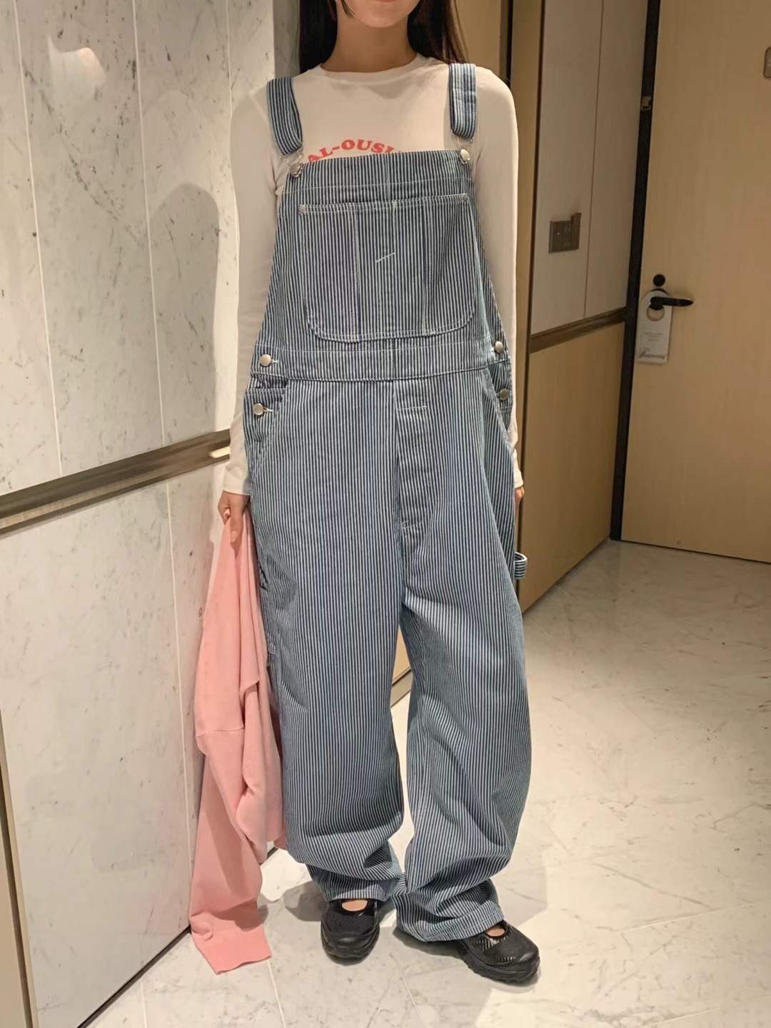 FORMAL韓國直郵㊣東大門實拍女裝新款人氣時尚25春夏背帶褲FORMAL背帶褲