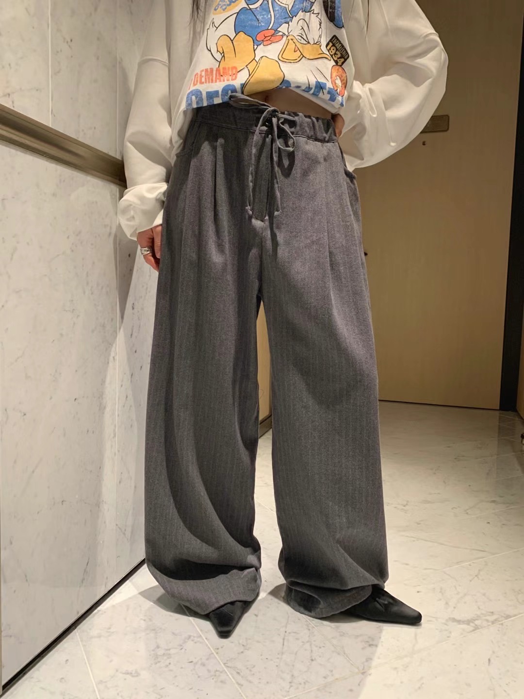 FORMAL韓國㊣直郵東大門代購女裝新品職業25春夏推薦休閑褲FORMAL休閑褲