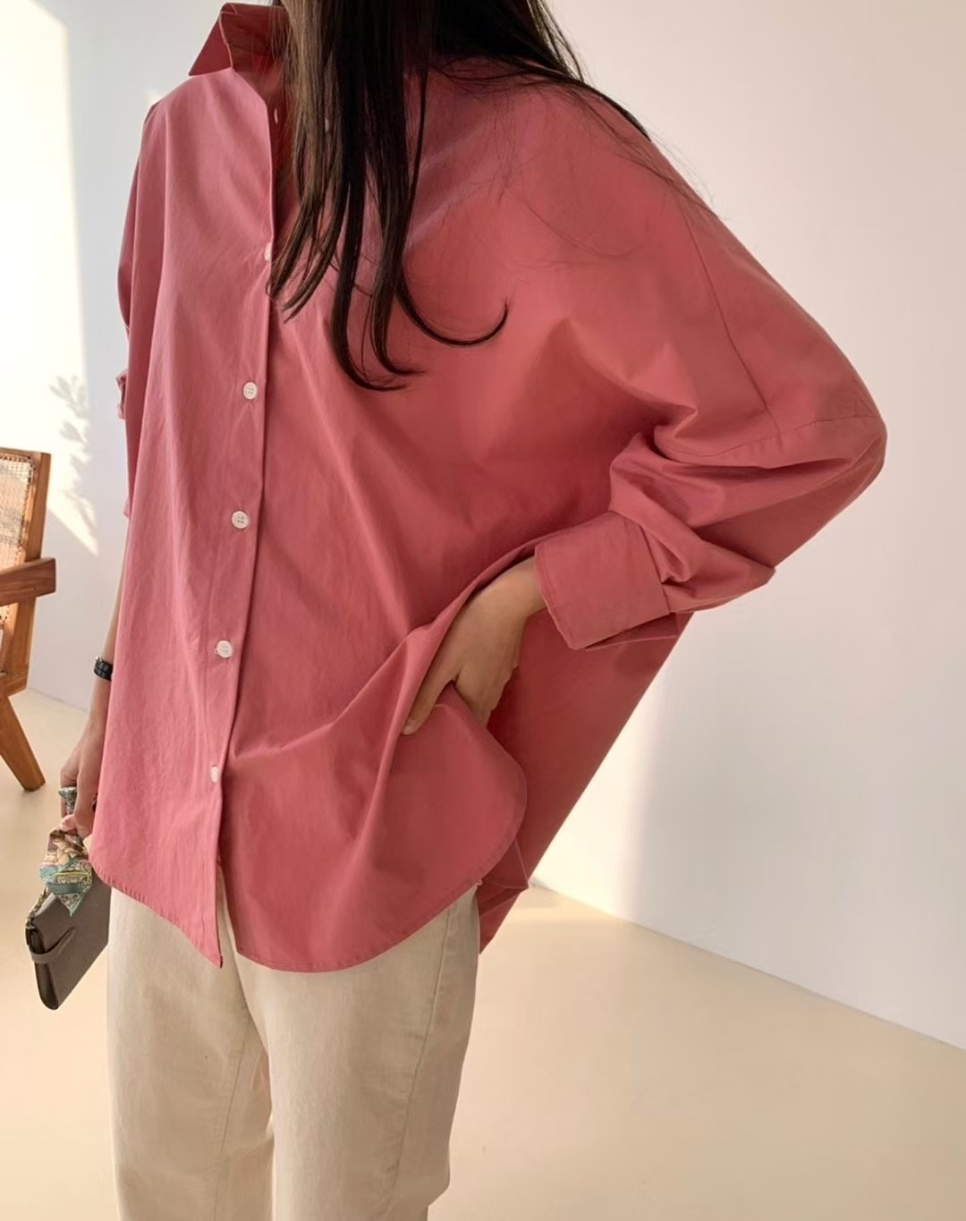 LUCKY ROOM韓國㊣直郵東大門代購女裝新品熱賣職業襯衫蕾絲衫LUCKY ROOM襯衫/蕾絲衫圖色3