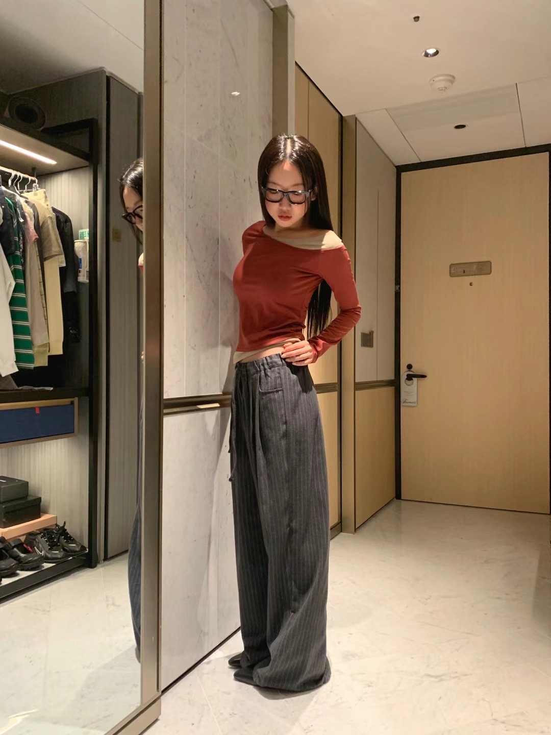 FORMAL韓國直郵㊣女裝新品25春夏推薦休閑職業時尚熱賣長袖T恤FORMAL長袖T恤