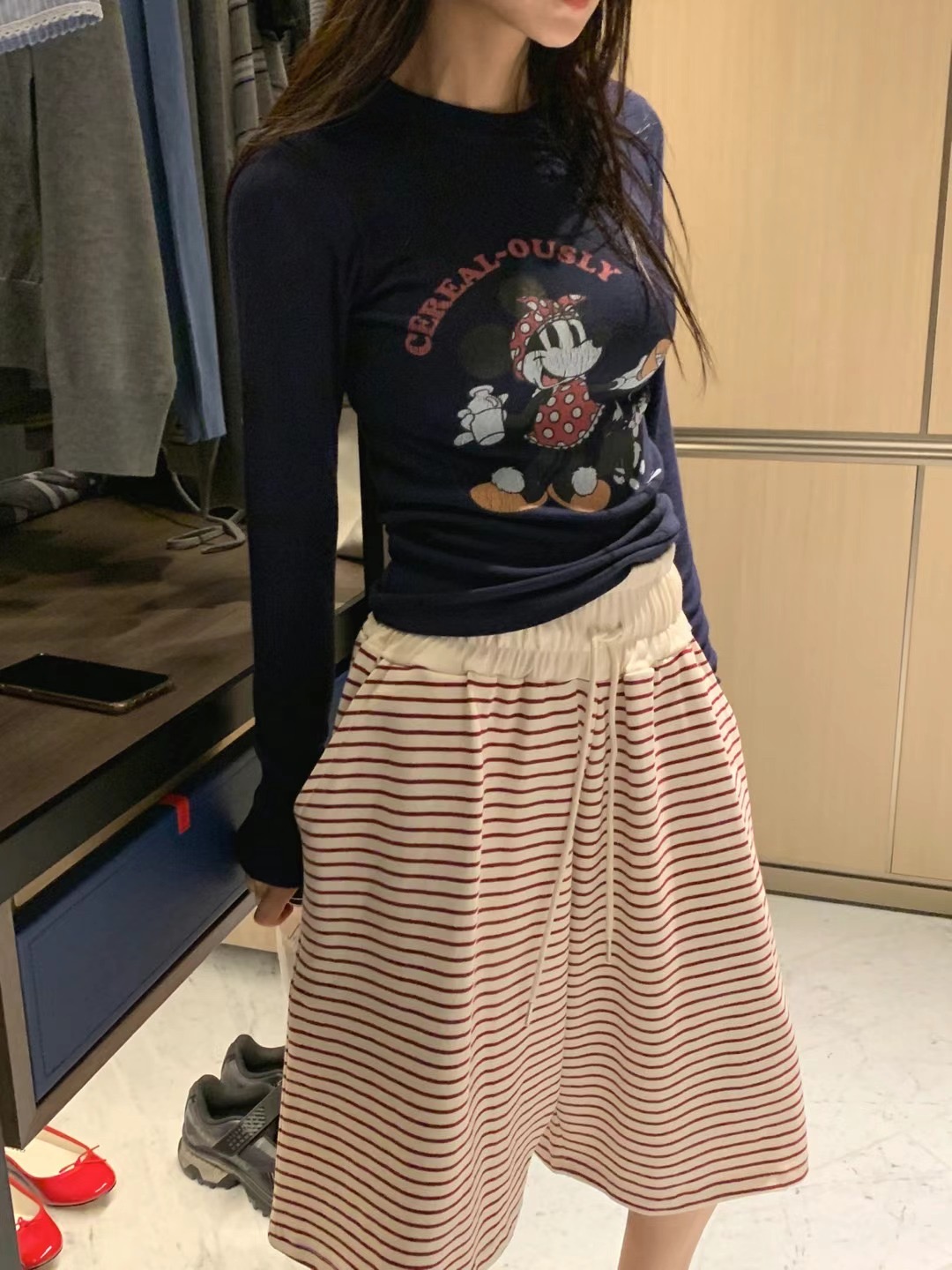 FORMAL韓國㊣直郵東大門代購女裝新品25春夏推薦職業長袖T恤FORMAL長袖T恤