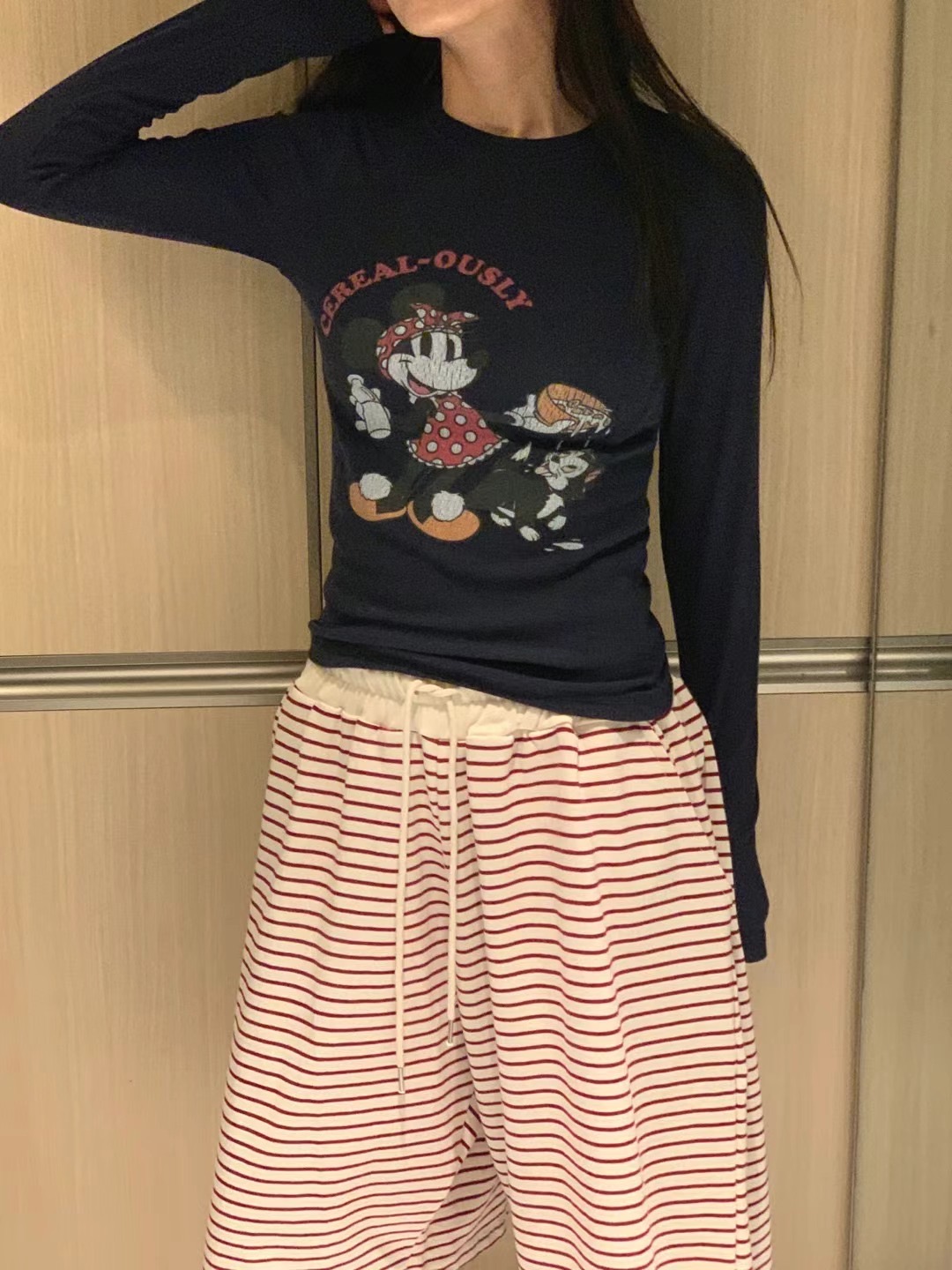 FORMAL韓國㊣直郵東大門代購女裝新品25春夏推薦職業長袖T恤FORMAL長袖T恤圖色3
