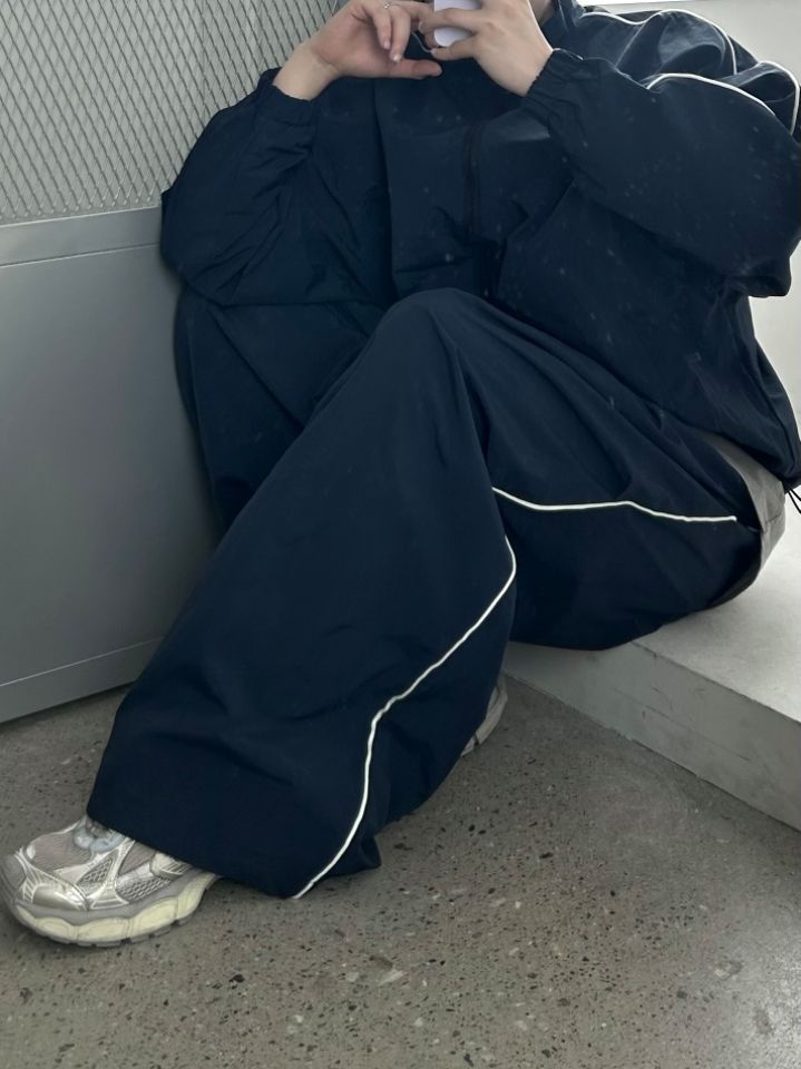 HESTORY韓國直郵㊣東大門實拍女裝新品推薦人氣熱賣休閑褲拉鏈HESTORY休閑褲