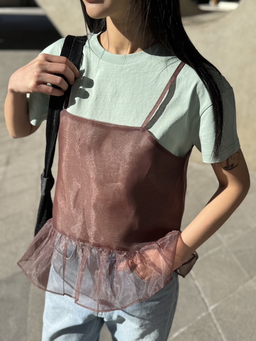 LIMLIMLIM直郵韓國代購㊣女裝新品職業時尚25春夏人氣吊帶背心LIM LIM LIM吊帶/背心