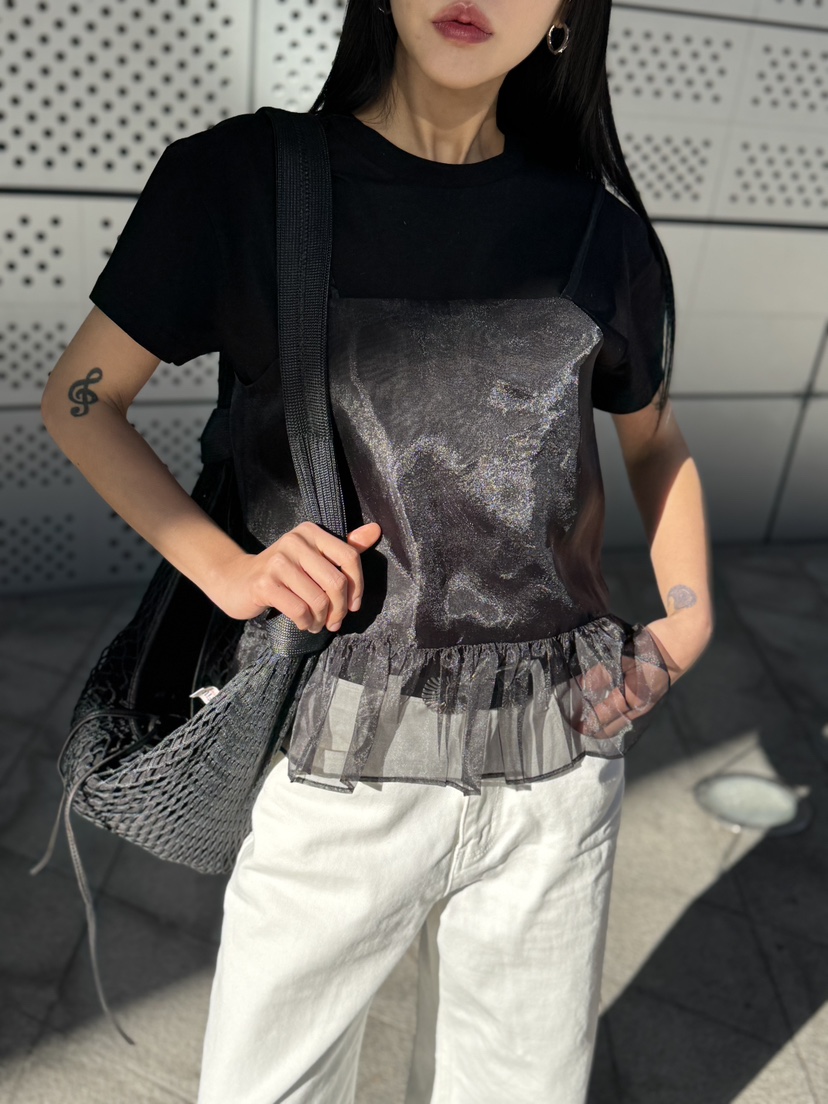 LIMLIMLIM直郵韓國代購㊣女裝新品職業時尚25春夏人氣吊帶背心LIM LIM LIM吊帶/背心