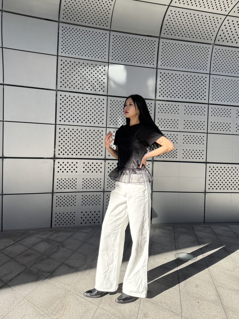 LIMLIMLIM直郵韓國代購㊣女裝新品職業時尚25春夏人氣吊帶背心LIM LIM LIM吊帶/背心