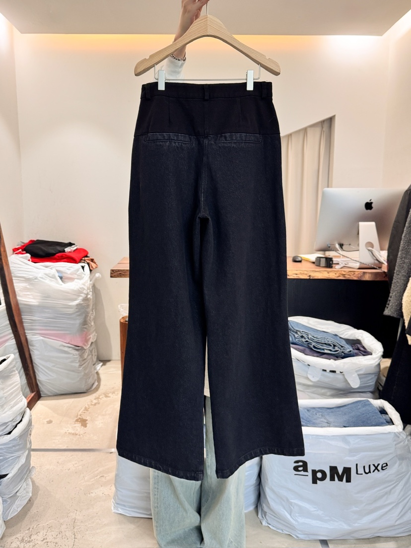 FRIC韓國直郵㊣東大門實拍女裝新品時尚人氣休閑推薦牛仔褲FRIC牛仔褲