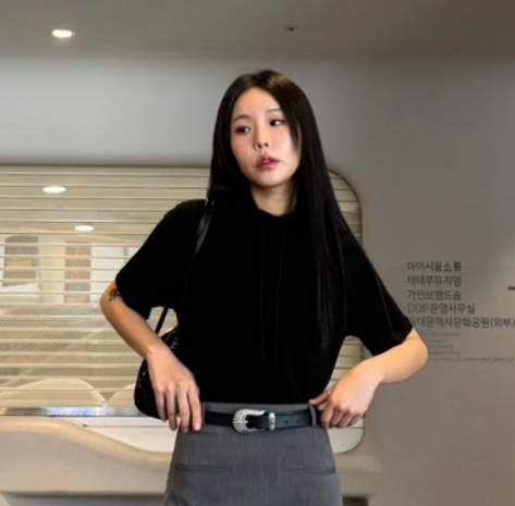 LIMLIMLIM直郵韓國代購㊣女裝新品人氣時尚休閑熱賣25春夏T恤LIM LIM LIMT恤圖色4
