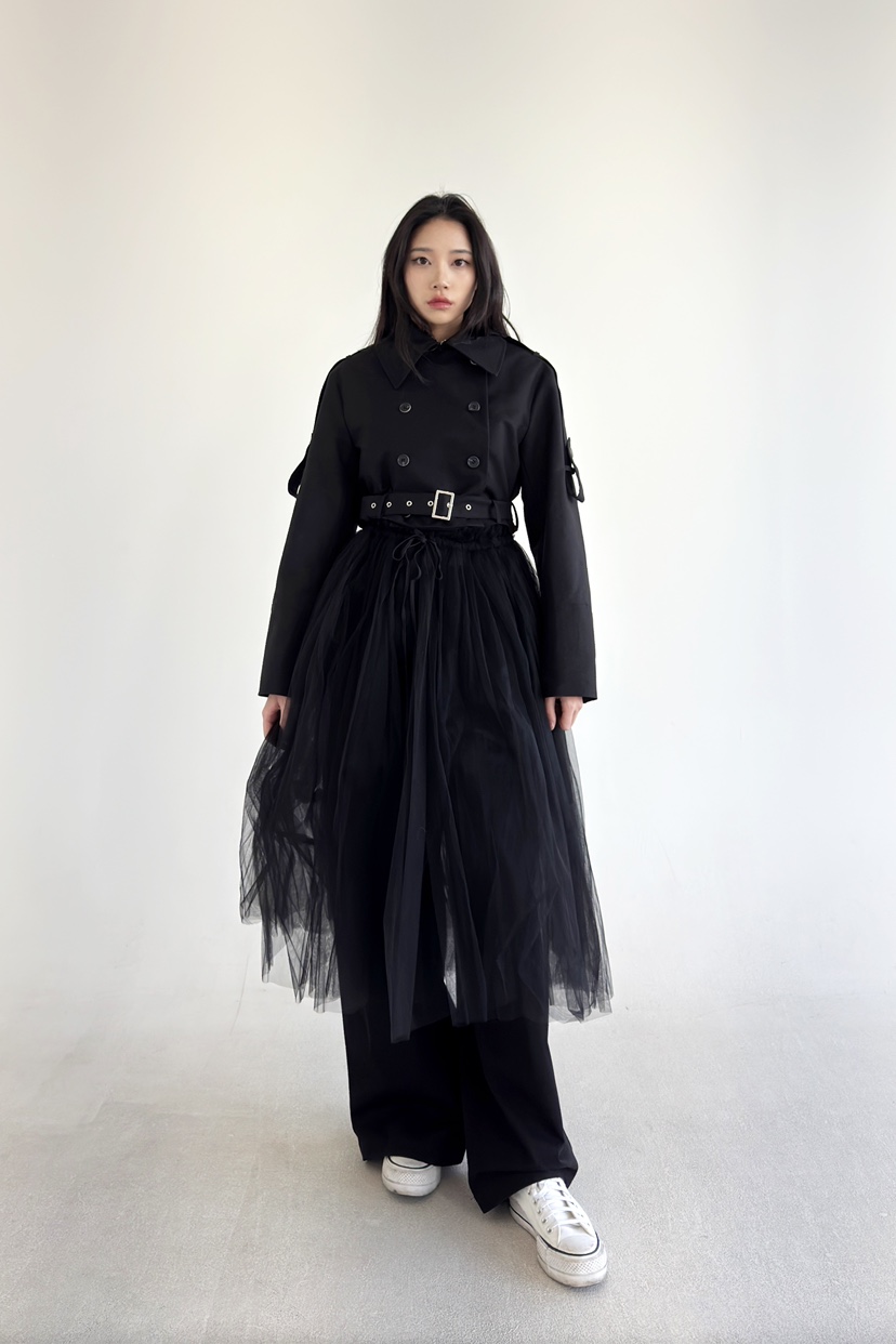 NOV7韓國㊣直郵東大門代購女裝新款熱賣人氣夾克含腰帶短款the ebony eyes/NOV7夾克
