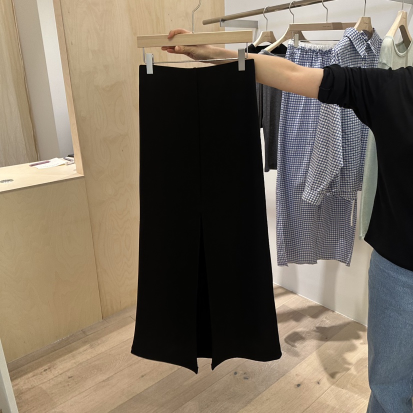 VEGETABLE韓國㊣直郵東大門代購女裝新品職業時尚休閑熱賣長裙ROUNDER長裙