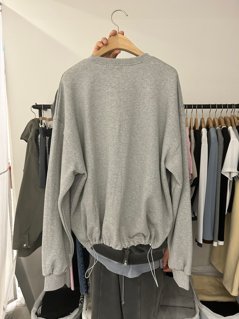 AS THOUGHT韓國直郵㊣東大門實拍女裝新品25春夏休閑衛衣口袋AS THOUGHT衛衣