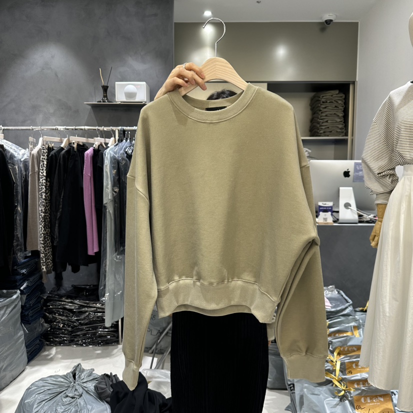 OPEN韓國㊣直郵東大門代購女裝新品25春夏熱賣人氣休閑衛衣OPEN衛衣