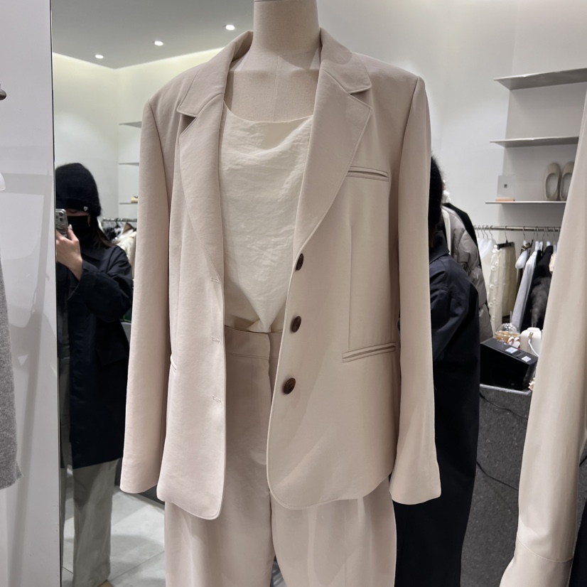 WOOD SAGE韓國直郵㊣女裝新品休閑25春夏職業人氣熱賣夾克WOOD SAGE夾克