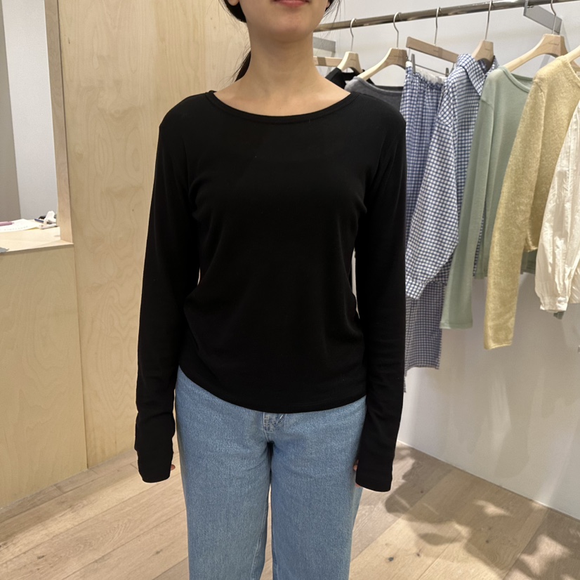 VEGETABLE韓國㊣直郵東大門代購女裝新款時尚25春夏長袖T恤VEGETABLE長袖T恤圖色5