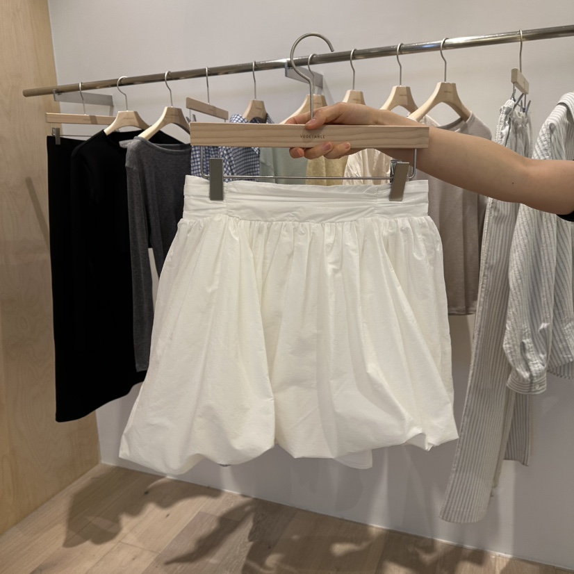 VEGETABLE韓國㊣直郵東大門代購女裝新款時尚推薦25春夏裙褲ROUNDER裙褲圖色1