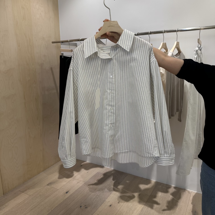 VEGETABLE韓國㊣直郵東大門代購女裝新品休閑推薦襯衫蕾絲衫VEGETABLE襯衫/蕾絲衫