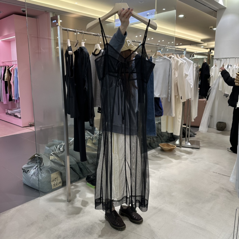 BINUS韓國直郵㊣女裝新品職業時尚人氣休閑熱賣推薦25春夏連衣裙BINUS連衣裙