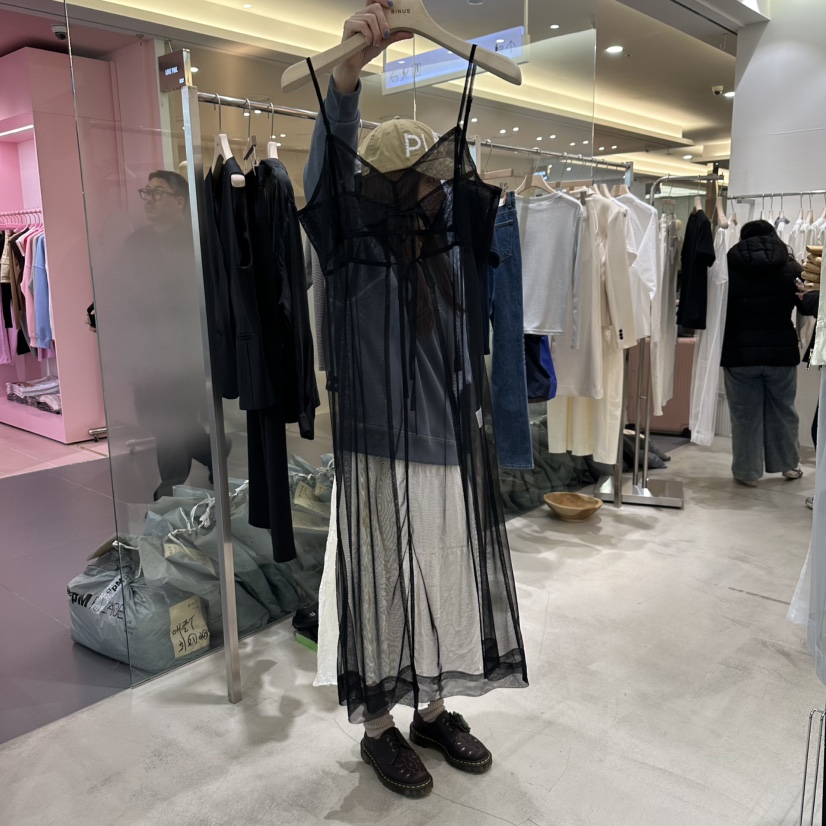 BINUS韓國直郵㊣女裝新品職業時尚人氣休閑熱賣推薦25春夏連衣裙BINUS連衣裙