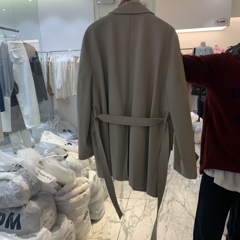 LA MAGIE FEMME韓國直郵㊣東大門實拍女裝新品推薦夾克含腰帶Lamagie Femme夾克
