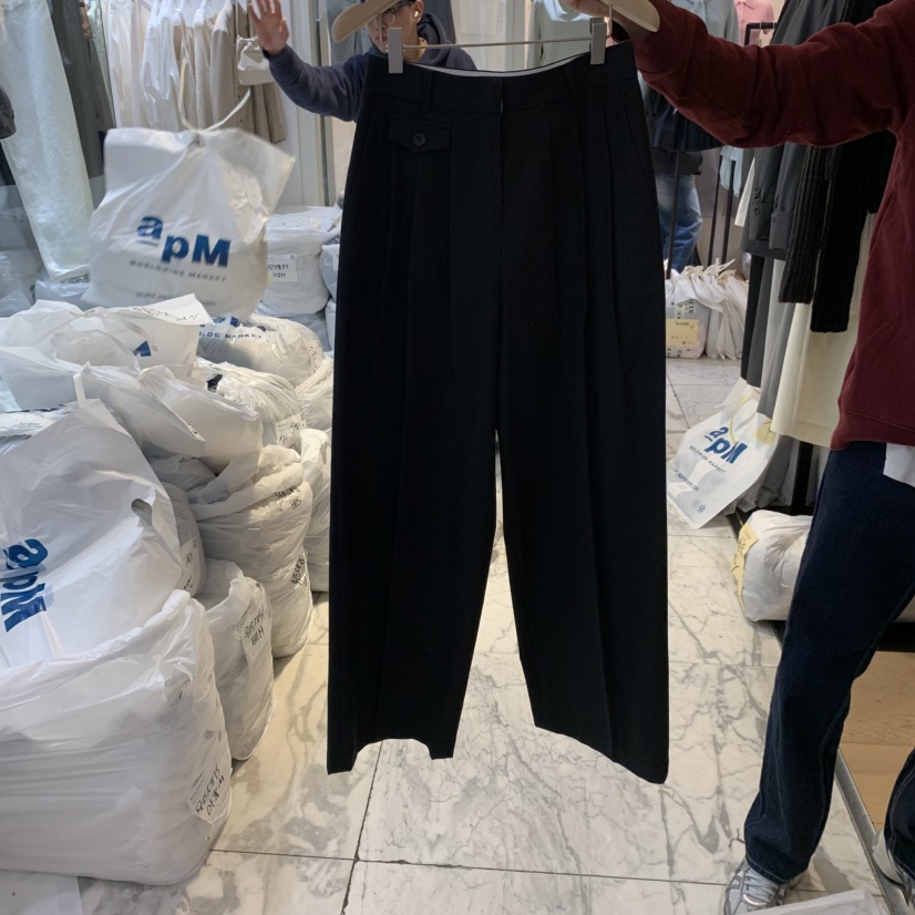 LA MAGIE FEMME韓國直郵㊣女裝新品25春夏熱賣時尚休閑褲Lamagie Femme休閑褲圖色2