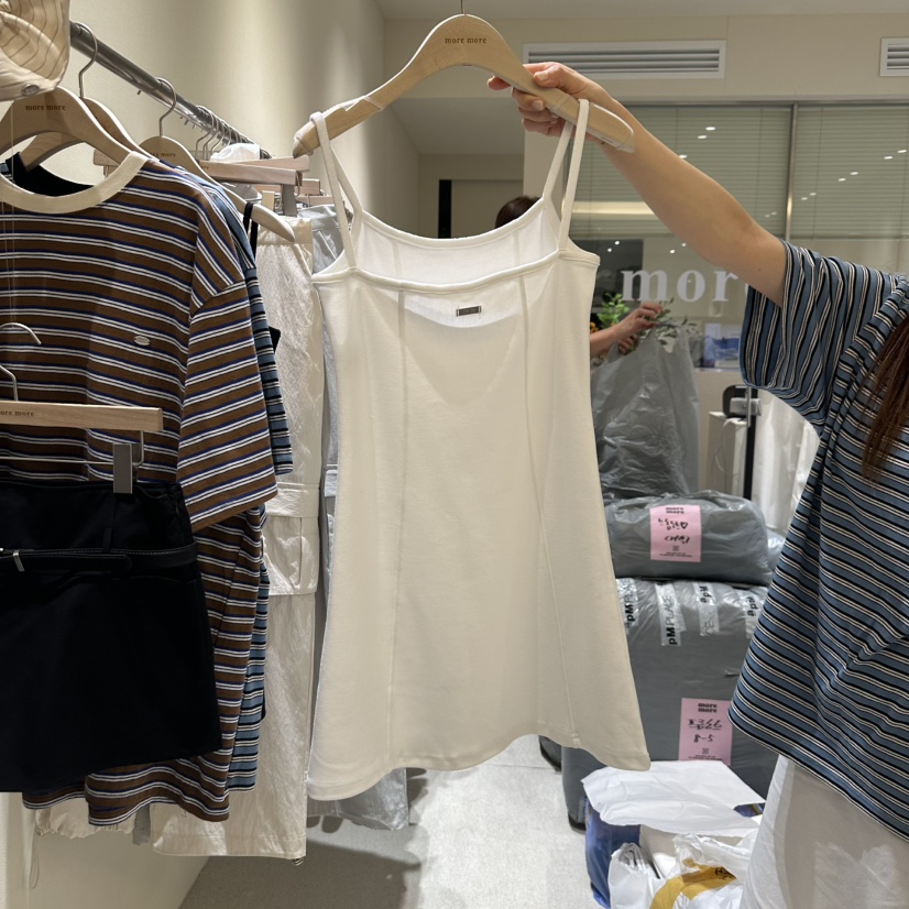 MOREMORE直郵韓國代購㊣女裝新品25春夏職業休閑時尚連衣裙more more連衣裙圖色2