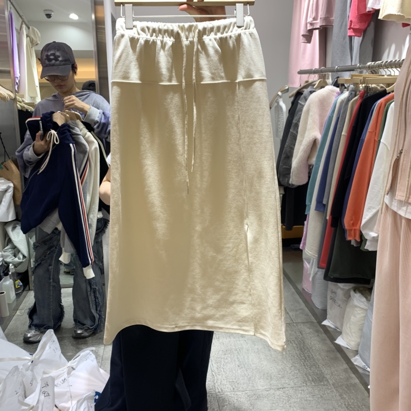 COKE CAKE韓國直郵㊣東大門實拍女裝新款時尚休閑推薦長裙CHAE長裙