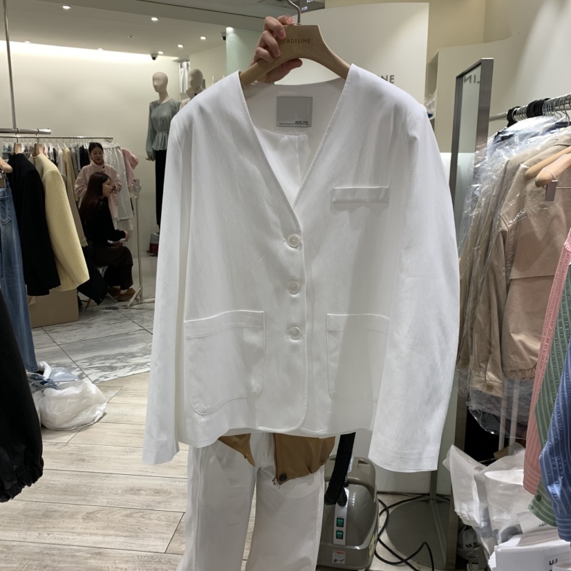 ADELINE韓國㊣直郵東大門代購女裝新款熱賣休閑推薦25春夏夾克ADELINE夾克
