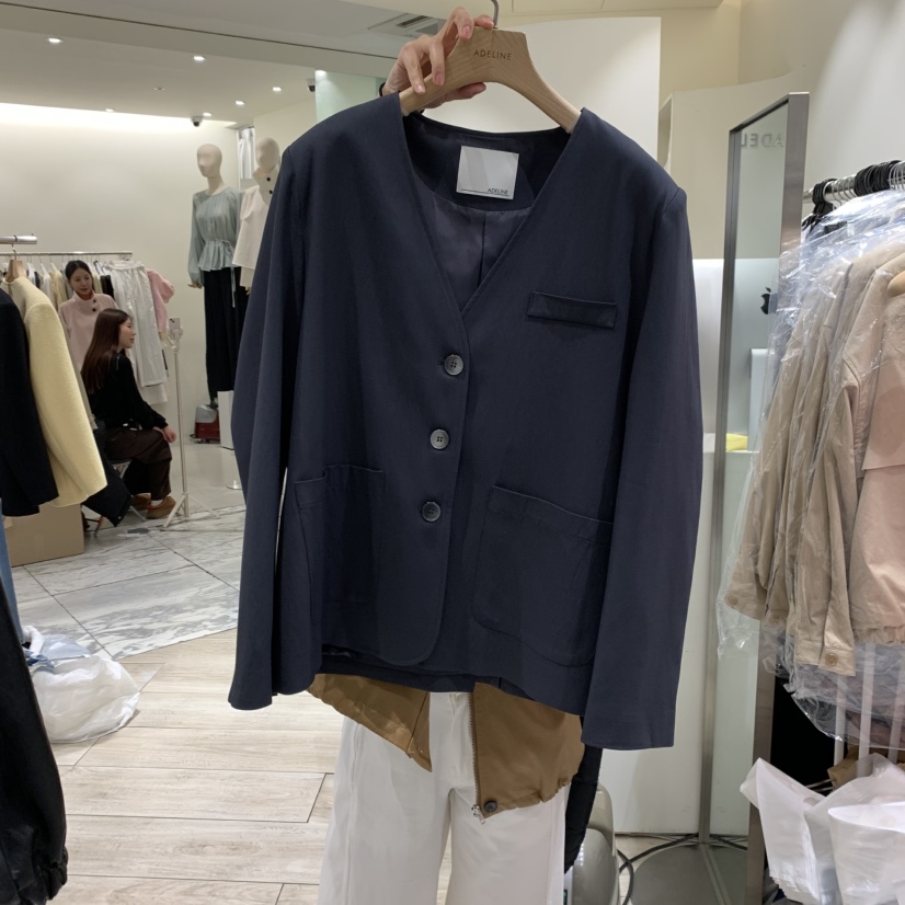 ADELINE韓國㊣直郵東大門代購女裝新款熱賣休閑推薦25春夏夾克ADELINE夾克圖色3