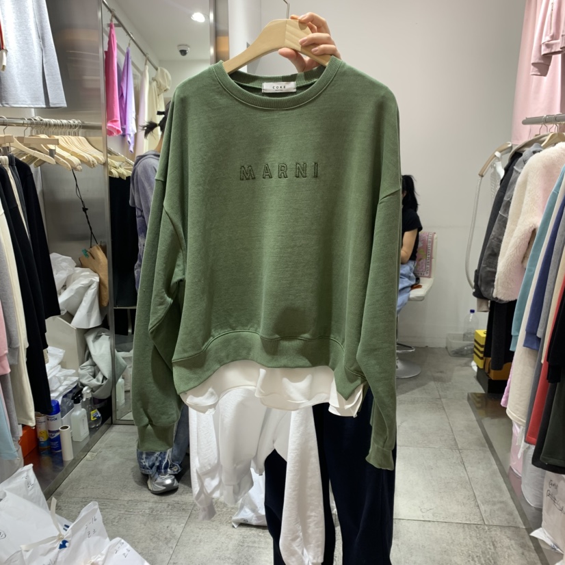 COKE CAKE直郵韓國代購㊣女裝新款推薦25春夏人氣職業衛衣COKE CAKE衛衣圖色2