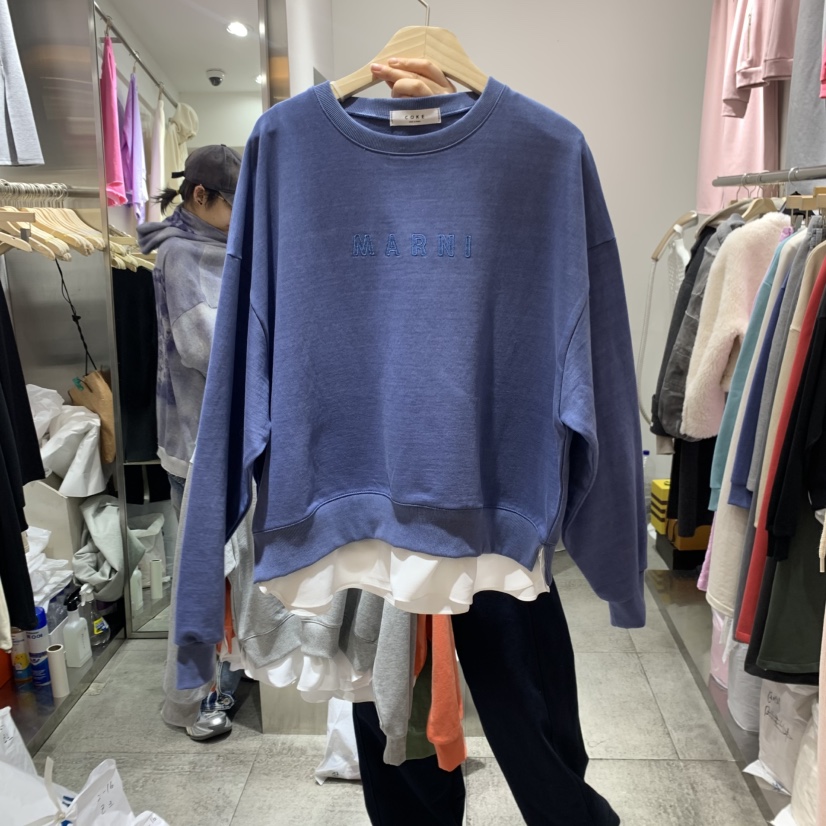 COKE CAKE直郵韓國代購㊣女裝新款推薦25春夏人氣職業衛衣COKE CAKE衛衣圖色5