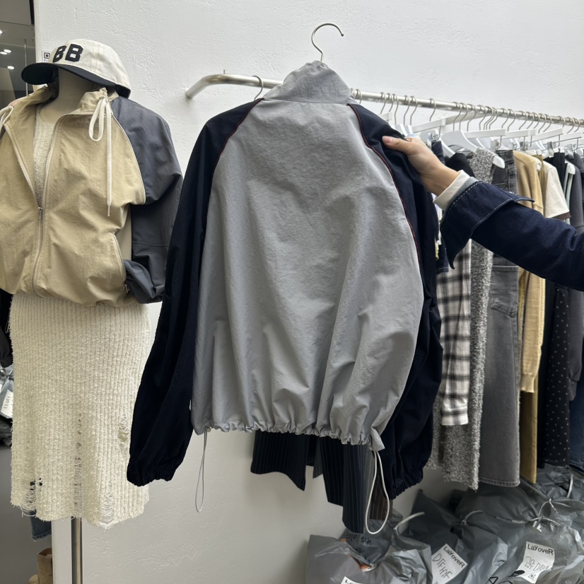 Lay oveR韓國㊣直郵東大門代購女裝新品職業時尚25春夏夾克E/E/E夾克
