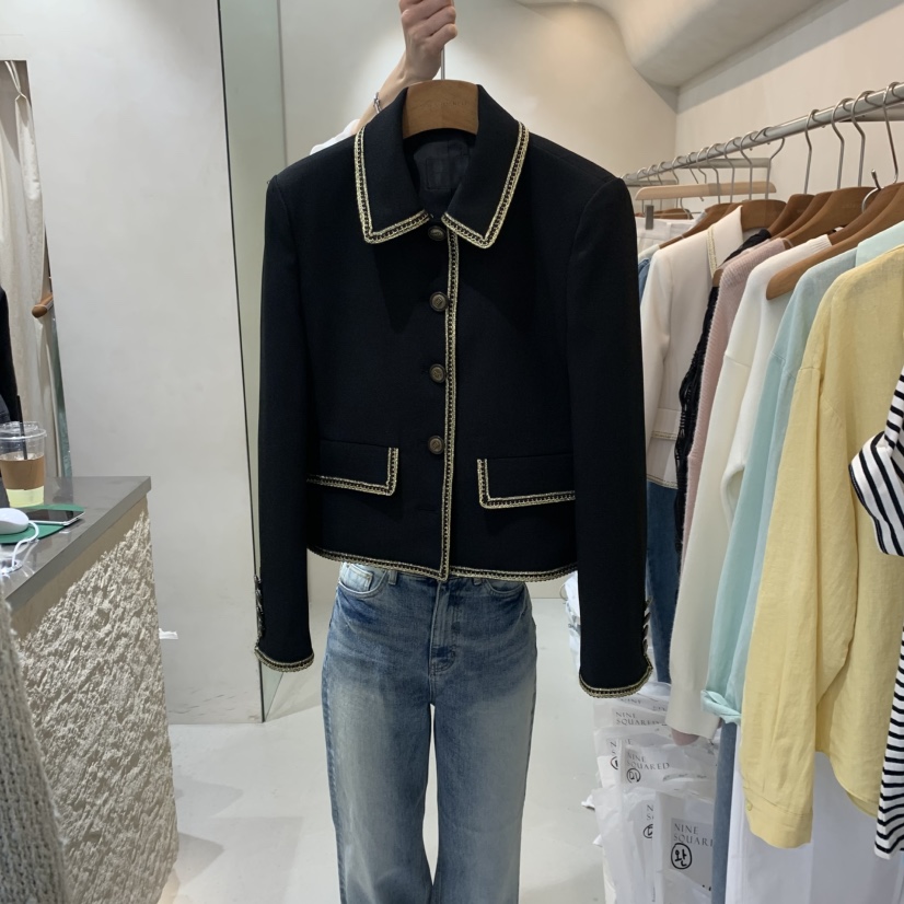 NINESQUARED韓國直郵㊣女裝新款休閑推薦人氣職業25春夏夾克NINESQUARED夾克圖色2