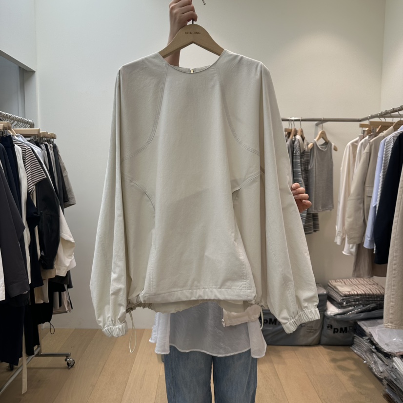 BLENDING-p直郵韓國代購㊣女裝新品熱賣人氣推薦時尚休閑衛衣BLENDING衛衣圖色2