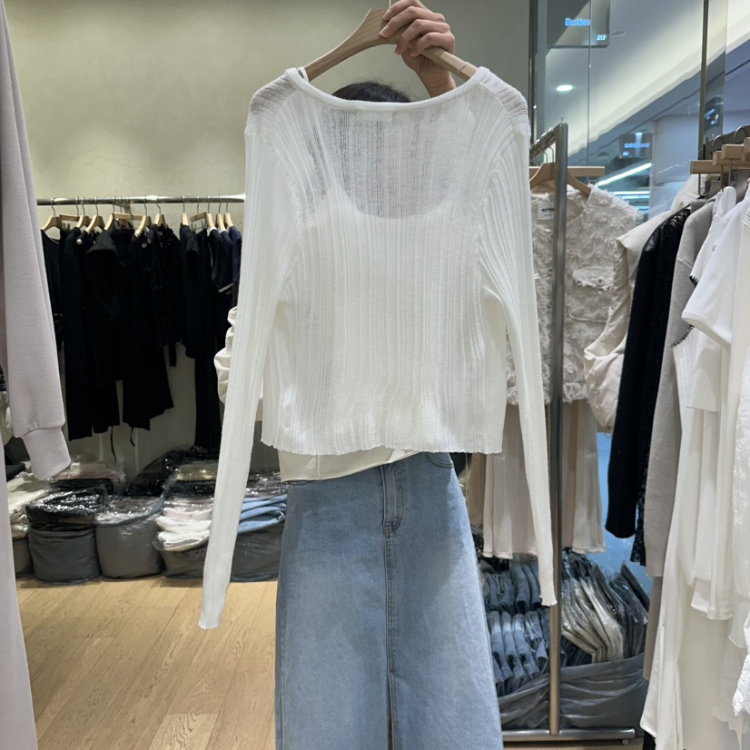 BUTTER-P直郵韓國代購㊣女裝新款25春夏人氣時尚套裝套裝開衫HELVETICA套裝