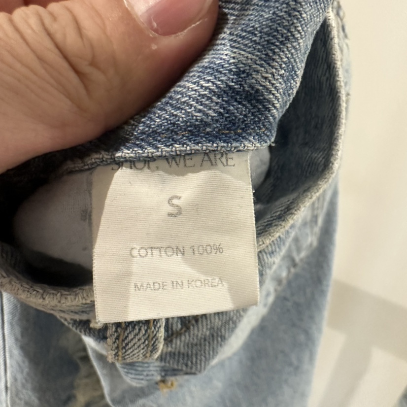 WE ARE/WELOVER韓國直郵㊣東大門實拍女裝新品時尚牛仔褲SHOP_WE ARE牛仔褲