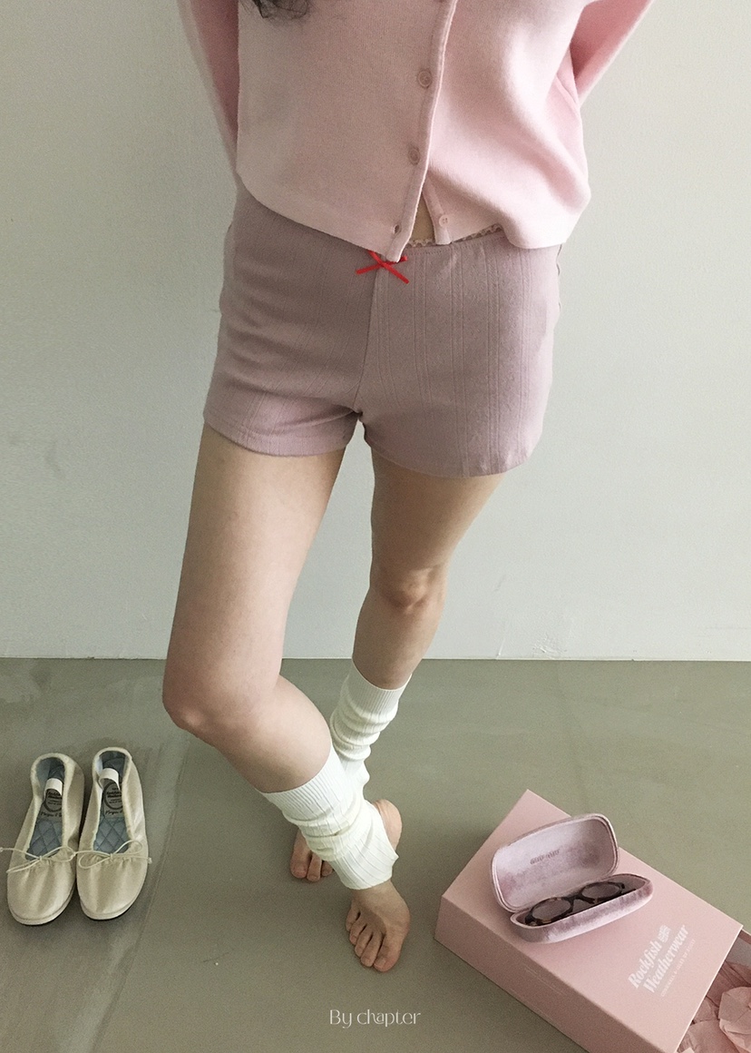 BY CHAPTER直郵韓國代購㊣女裝新款休閑推薦人氣熱賣25春夏短褲BY Chapter短褲圖色1