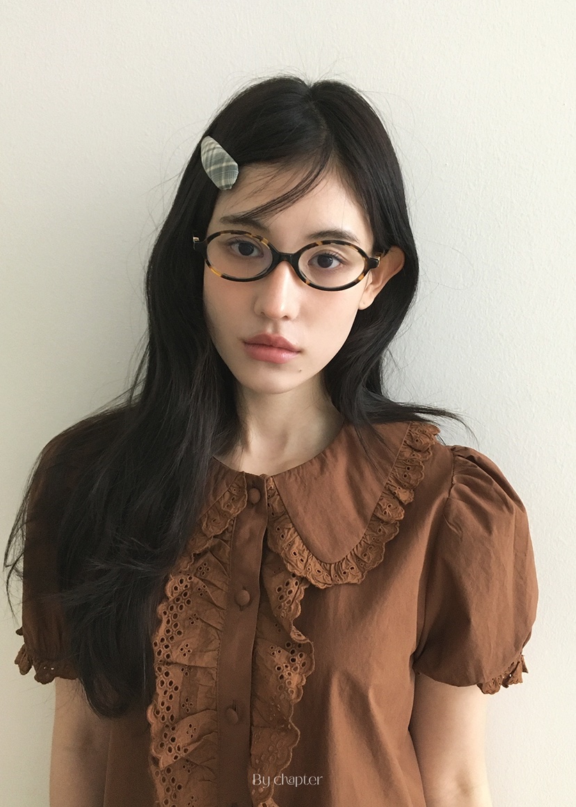 BY CHAPTER韓國㊣直郵東大門代購女裝新品休閑職業襯衫蕾絲衫Chapter襯衫/蕾絲衫