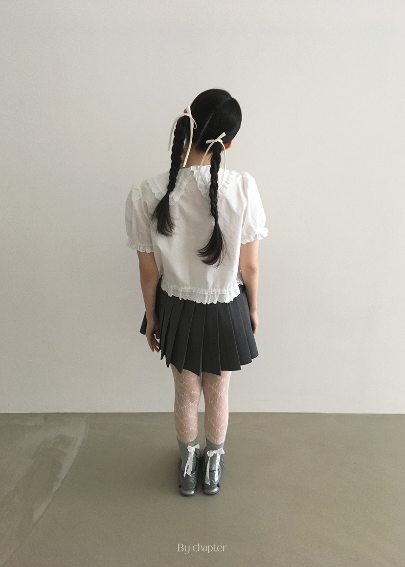 BY CHAPTER韓國㊣直郵東大門代購女裝新品休閑職業襯衫蕾絲衫Chapter襯衫/蕾絲衫