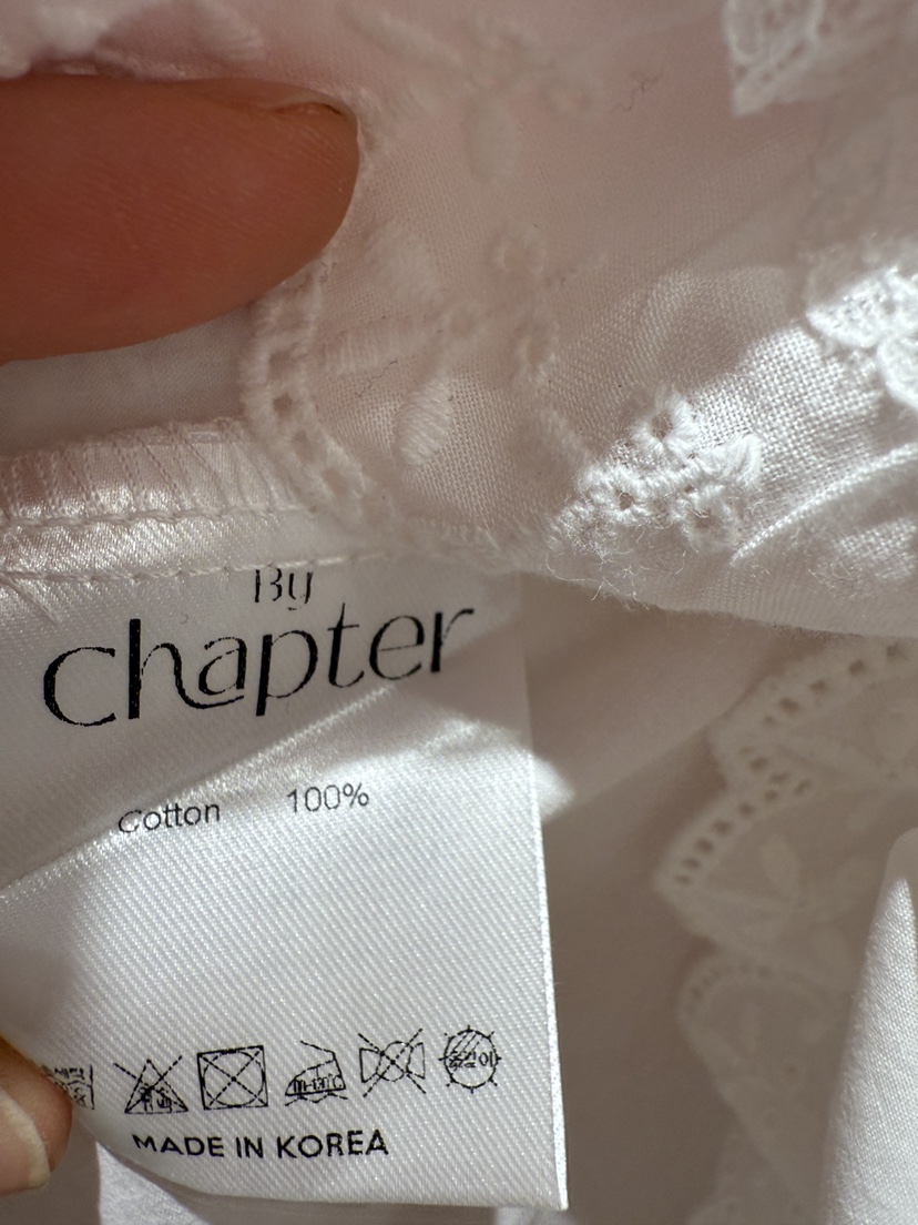 BY CHAPTER韓國㊣直郵東大門代購女裝新品休閑職業襯衫蕾絲衫Chapter襯衫/蕾絲衫