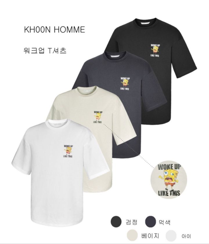 KHOON東大門實拍女士新款推薦熱賣真品職業時尚休閑人氣T恤KHOON-男裝T恤