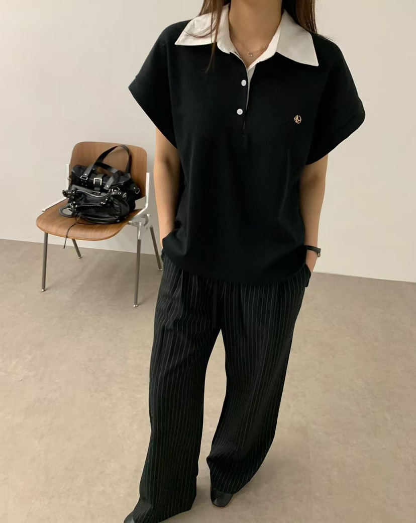 J CRANE-A東大門實拍女士新款推薦熱賣人氣真品職業時尚T恤J CRANET恤