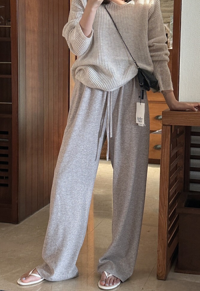 OLA東大門代購女士新款熱賣真品時尚職業推薦人氣休閑休閑褲mellor/OLA休閑褲