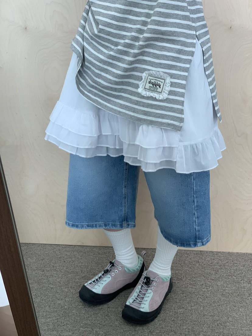 GIGGLE韓國代購女士新品休閑熱賣25春夏人氣時尚真品推薦短褲COMP-(COME OPEN)短褲