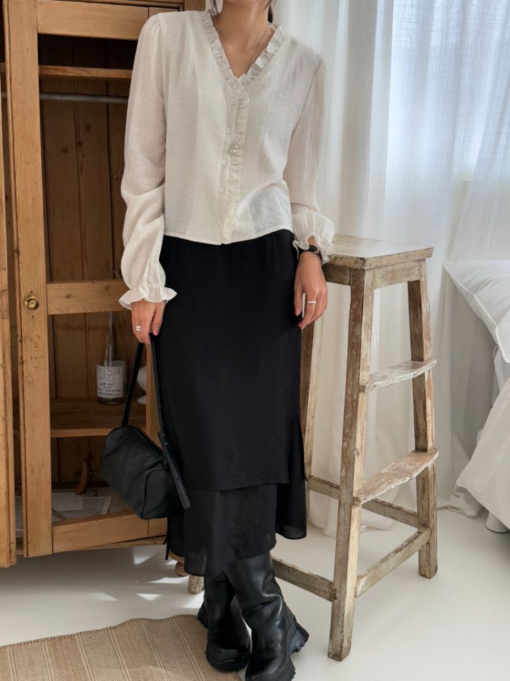 DOIT韓國代購女裝新品熱賣職業時尚真品人氣25春夏襯衫蕾絲衫DOIT襯衫/蕾絲衫