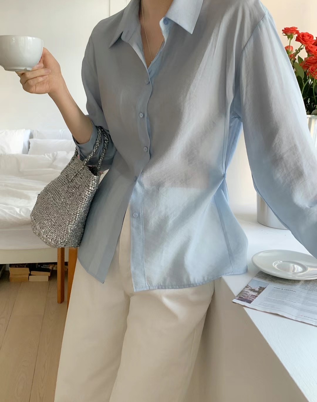 OUIR東大門代購女士新款職業休閑時尚推薦人氣熱賣真品套裝OUIR套裝
