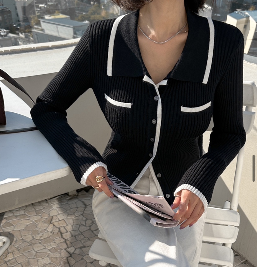 LEA/ASHER-J東大門實拍女裝新款人氣熱賣25春夏休閑針織衫PitaPat針織衫