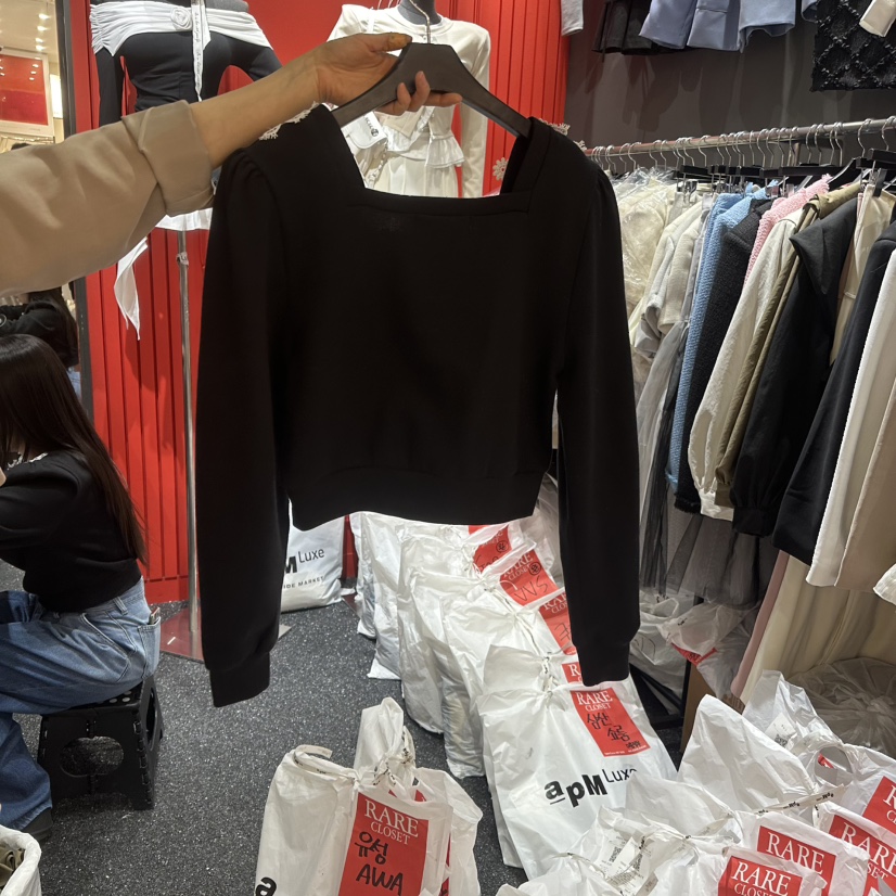 RARE CLOSET韓國直郵㊣東大門實拍女裝新品25春夏職業衛衣RARE CLOSET衛衣